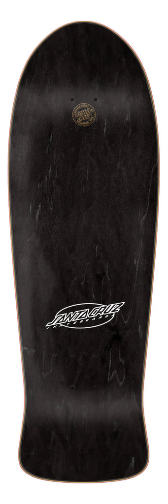 SANTA CRUZ MEEK SLASHER REISSUE SKATEBOARD DECK - SILVER FOIL