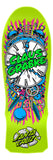 2024 SANTA CRUZ CLAUS GRABKE EXPLODING CLOCK REISSUE SKATEBOARD DECK LIME