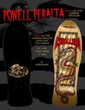 POWELL PERALTA STEVE CABALLERO CHINESE DRAGON SKATEBOARD DECK - GOLD FOIL