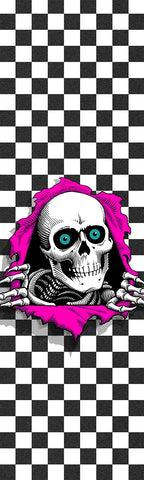 POWELL PERALTA GRIP TAPE - RIPPER CHECKER WHITE