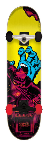 SANTA CRUZ X STRANGER THINGS SCREAMING HAND SKATEBOARD COMPLETE - 8.00 X 31.25