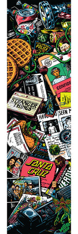 STRANGER THINGS X MOB GRIP - SEASON ONE COLLAGE SKATEBOARD GRIP