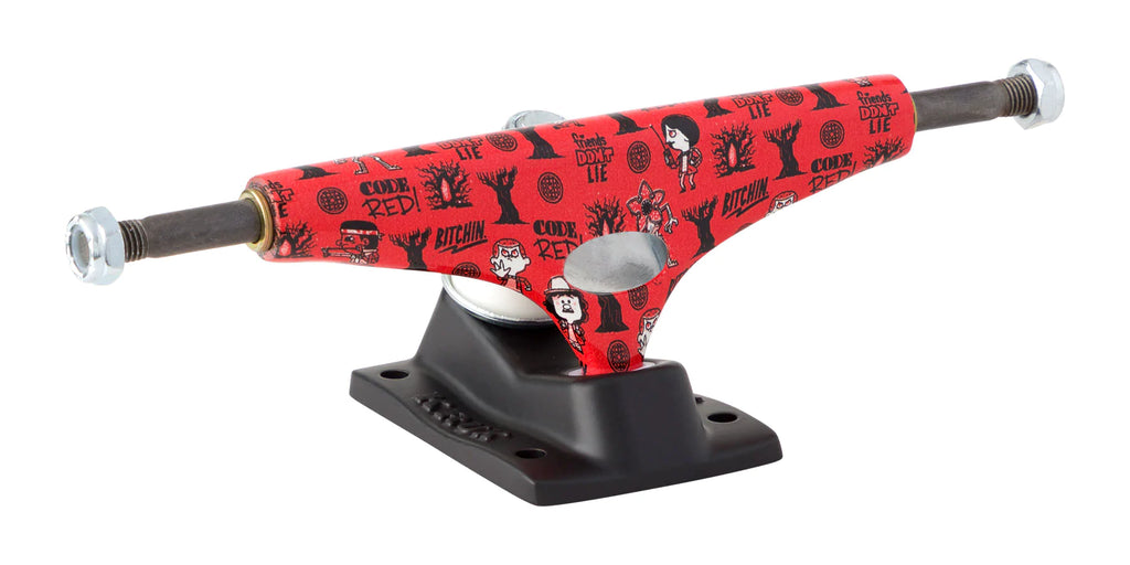 STRANGER THINGS X KRUX K5 - CODE RED STANDARD SKATEBOARD TRUCKS STRANGER THINGS X KRUX K5 - CODE RED STANDARD SKATEBOARD TRUCKS