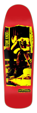 SANTA CRUZ TOM KNOX PUNK REISSUE SKATEBOARD DECK - 2023 PRE-ORDER