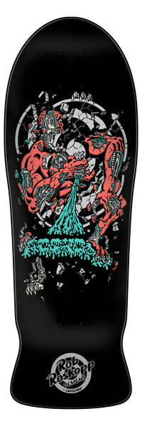 SANTA CRUZ ROB ROSKOPP FOUR SKATEBOARD DECK - BLACK DIP - FALL