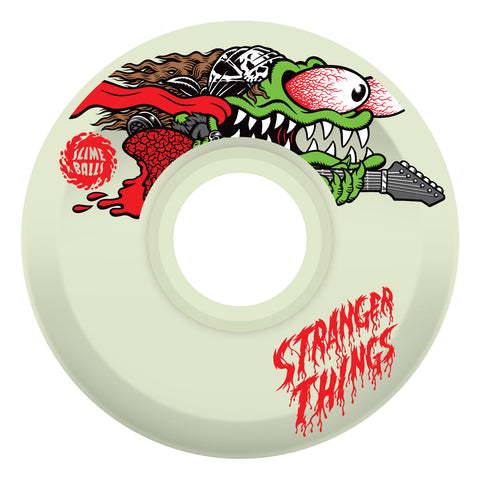 SANTA CRUZ X STRANGER THINGS MEEK SLASHER EDDIE LIGHT UP SLIME BALLS SKATEBOARD WHEELS
