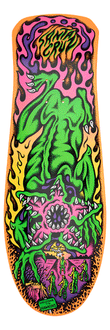 SANTA CRUZ X STRANGER THINGS SALBA DEMOGORGON SKATEBOARD DECK