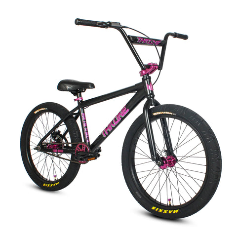 THRONE GOON 24" COMPLETE BMX BICYCLE - BLACK BERRY