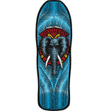 Powell Peralta Mike Vallely Elephant Reissue Skateboard Deck Blue Foil - 9.85 x 30