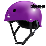 TRIPLE 8 DEEP COVER CERTIFIED HIDDEN HINGE HELMET - SKATE HELMET