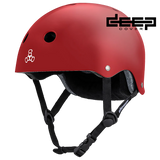 TRIPLE 8 DEEP COVER CERTIFIED HIDDEN HINGE HELMET - SKATE HELMET