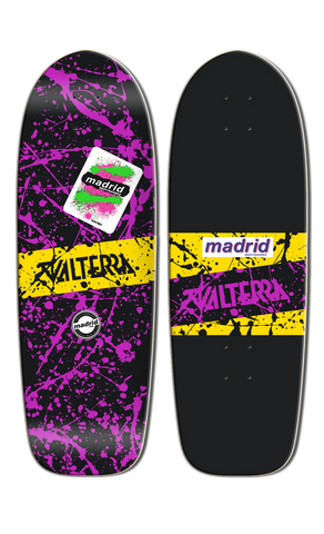 VALTERRA MADRID X BACK TO THE FUTURE MARTY MCFLY SKATEBOARD DECK