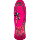 POWELL PERALTA RAY UNDERHILL CHAIN /CROSS PINK/GOLD FOIL SKATEBOARD DECK
