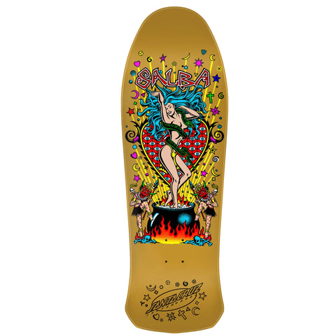 Santa Cruz Salba Witch Doctor Reissue Skateboard Deck 10.4" X 32"