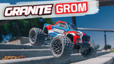 ARRMA 1/18 SCALE GRANITE GROM 4X4 RTR BRUSHED MONSTER TRUCK