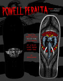 Powell Peralta Mike Vallely Elephant Reissue Skateboard Deck Silver Foil - 9.85 x 30