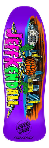 SANTA CRUZ JEFF KENDALL PUMPKIN SKATEBOARD DECK - 10" X 30.12" - PURPLE