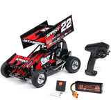 LOSI 1/10 22S SPRINT 2WD BRUSHLESS RTR RC CAR - BATTERY/CHARGER INCLUDED - LOS-2359