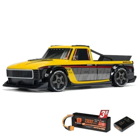 ARRMA INFRACTION GROM 3S BLX 4X4 RTR ALL ROAD R/C TRUCK - YELLOW