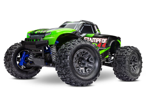Blocco Ruota Anteriore In Lega Blu Per Traxxas Stampede 4x4 1:10, Atomik RC - TST44368B
