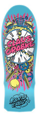 SANTA CRUZ CLAUS GRABKE EXPLODING CLOCK REISSUE SKATEBOARD DECK - 2023 PRE-ORDER