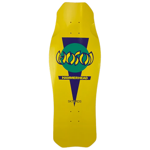 ホソイHAMMERHEAD SKTBRDS スケートボード デッキ イエロー HOSOI O.G. ホソイHAMMERHEAD SKTBRDS スケートボード デッキ イエロー HOSOI O.G.