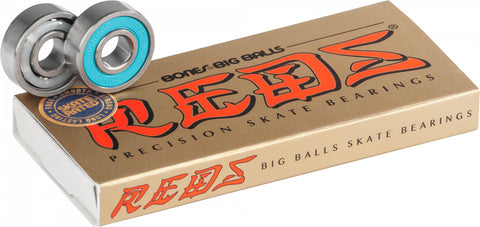 Bones Big Balls Reds Skateboard Bearings 8pk