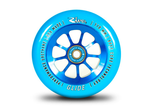 RIVER WHEEL CO. - SAPPHIRE GLIDES 110mm Scooter Wheels